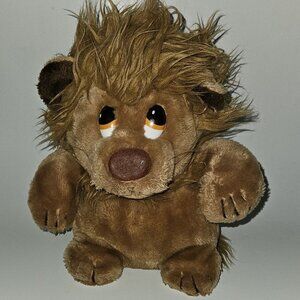 VTG 1982 Dakin Brown Ludicrous Lion Plush 13" Stuffed Animal Toy READ